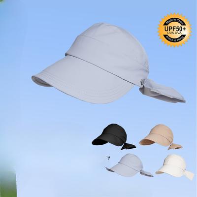 Sombrero de Copa Vacío con Visera de Pato Sombrero Grande Cola de Caballo al Aire Libre Sombrero de Sol Verano Protección Solar Sombrero de Sol