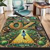 Wonderful Wizard Adventure Office Rug Chair Mat, Game Carpet, Suitable for Front Door, Bedroom, Living Room, Desk, Holiday Gift