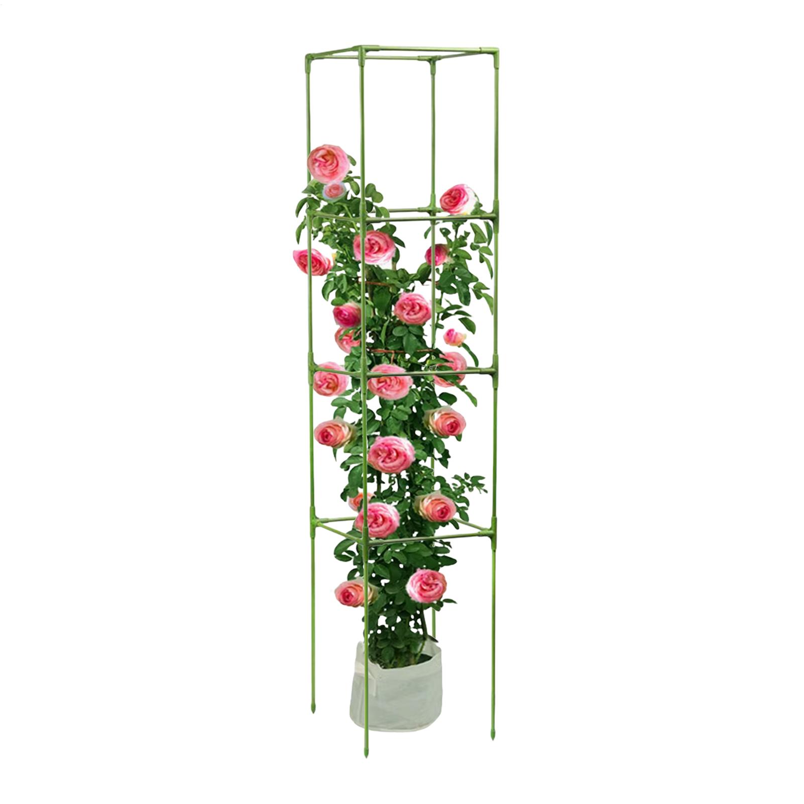 

Опора для помидоров 64 дюйма, квадратные колья, шпалера для огурцов, клетка для растений, опора для вьющихся овощей, стойка для цветов China Mainland