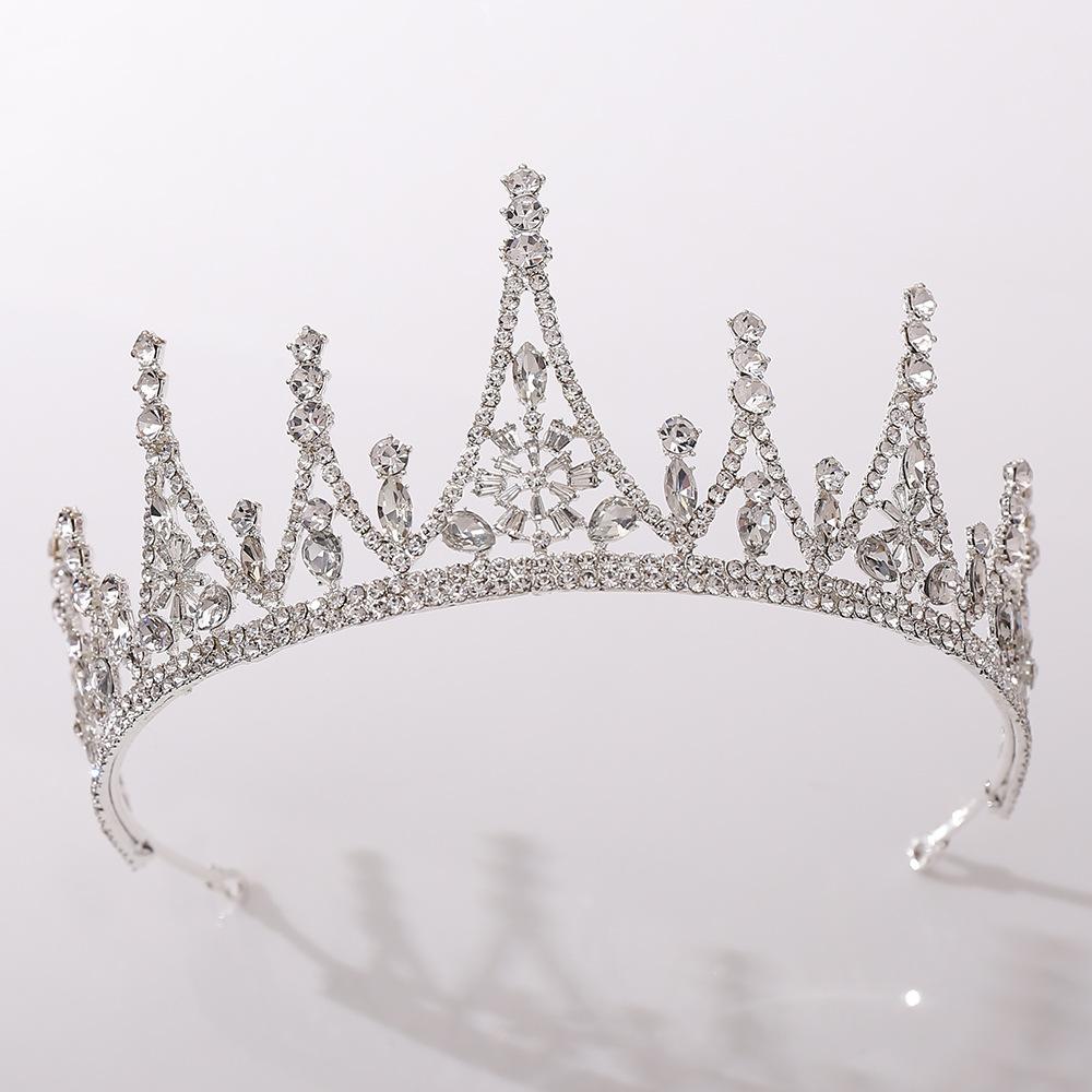 Braut Tiara goldene Barockkrone stimmungsvolles Hochzeitskleid Hochzeit Erwachsene Geburtstag Prinzessin Krone