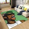 Hip Hop Art Rapper Legend Star Area Rug Large,Carpet Rug for Living Room Bedroom Sofa Doormat Decoration,Kids Non-slip Floor Mat