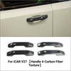 For Door Bowl Handle Protector Trim, Rearview Mirror Cover, Fuel Tank Cap Sticker Fit For Chery iCAR V27