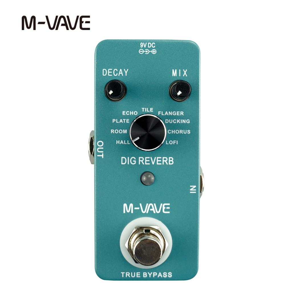 M-VAVE Guitar Effect Pedal Multi-effects Pedal Compressor/Booster/Overdrive/Delay/Reverb/Distortion/Looper/IR BOX/Chorus/Tremolo