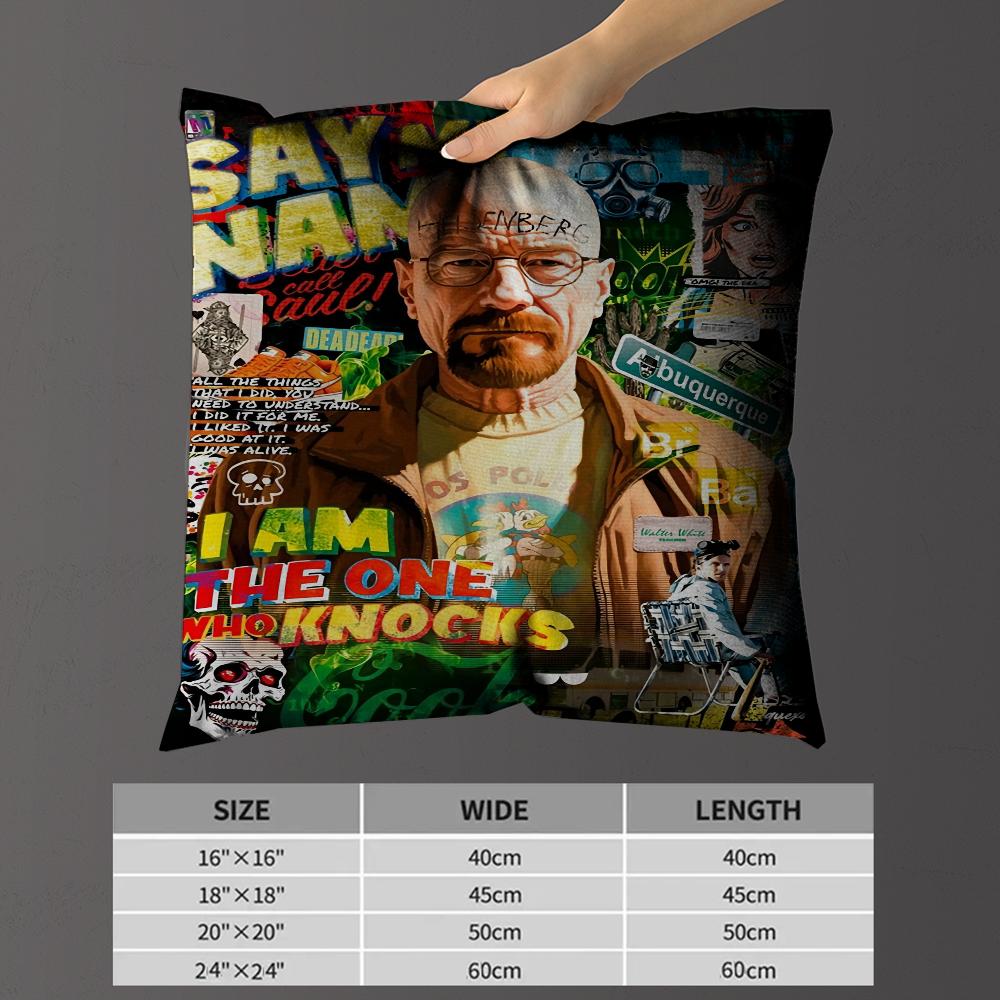 Breaking Bad Movie Office Cushion Pillowcase Car Cushion Cover45X45CM Lumbar Pillowcase Sofa Pillowcover