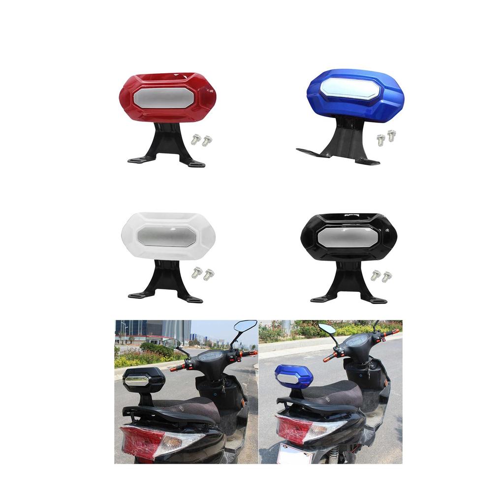 Electric Bicycle Backrest Rear Seat Backrest E Bike Motorcycle Backrest Replaces Passager Rainproof Easy To Install Waterproof