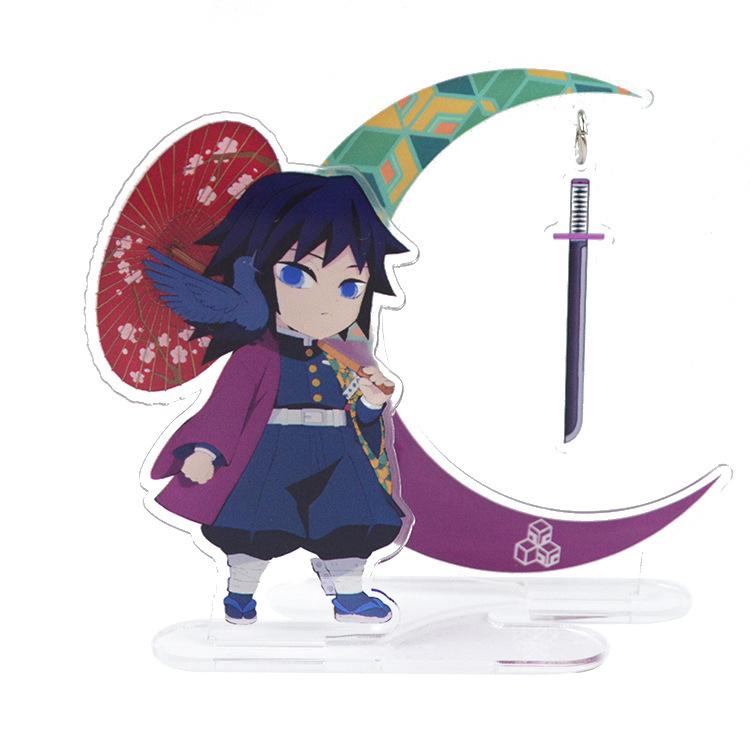 

Animation Demon Slayer Agatsuma Zenitsu Kimetsu No Yaiba Acrylic Stand Statues Miniature Playthings GK Ornaments Decor