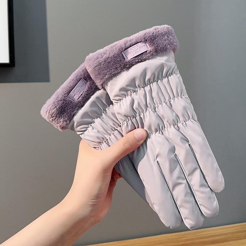 Fumede Women s Winter Plush Lined Gloves