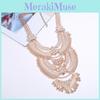 Long Necklace Vintage Multi Layered Collarbone Chain For Enthusiasts Fashion