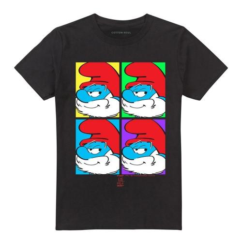The Smurfs Unisex Adult Tiles T-Shirt