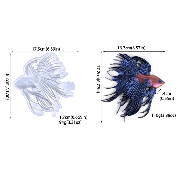 Add Personality To Your Space with Fish Wall Decor Silicone Resin Molds