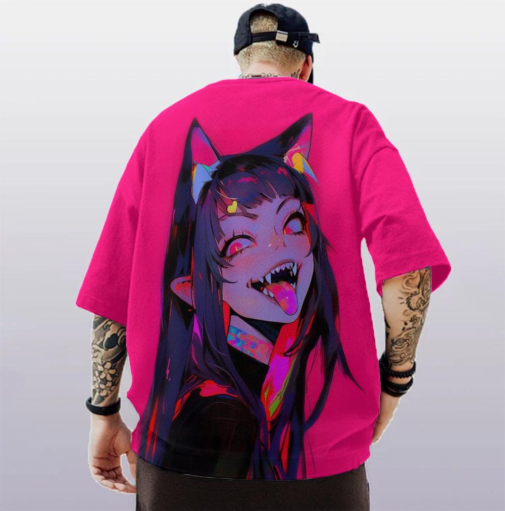 Summer Anime Girl 3D Printed T-shirt