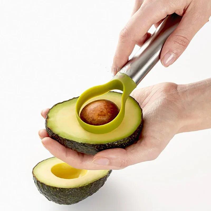 Tools Fruit Kitchen Acceesories Items Kitchens Accessories Paring Gadgets Knife Slicer 2 In 1 Things Home Avocado Stainless Bar