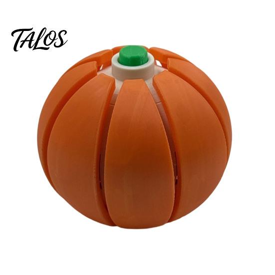 Stress Relief Toy Halloween Pumpkin Squeeze Ball, Fruit Shaped Clicker Fidget for Kids Anxiety Relief, Cute Soft Decompression Adults, Party