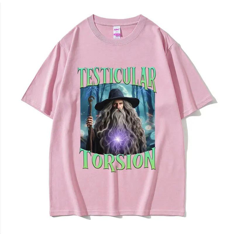 Shadow Wizard Funny T Shirt Testicular Torsion Meme Graphic Tee Shirt Men Women Retro Gothic Oversized Short Sleeve T-shirt Tops