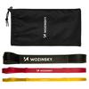 Latex resistance bands for fitness training exercises - 3 pcs.