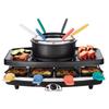 CONTINENTAL EDISON CERFG86B Raclette and Fondue Appliance for 8 People - Black