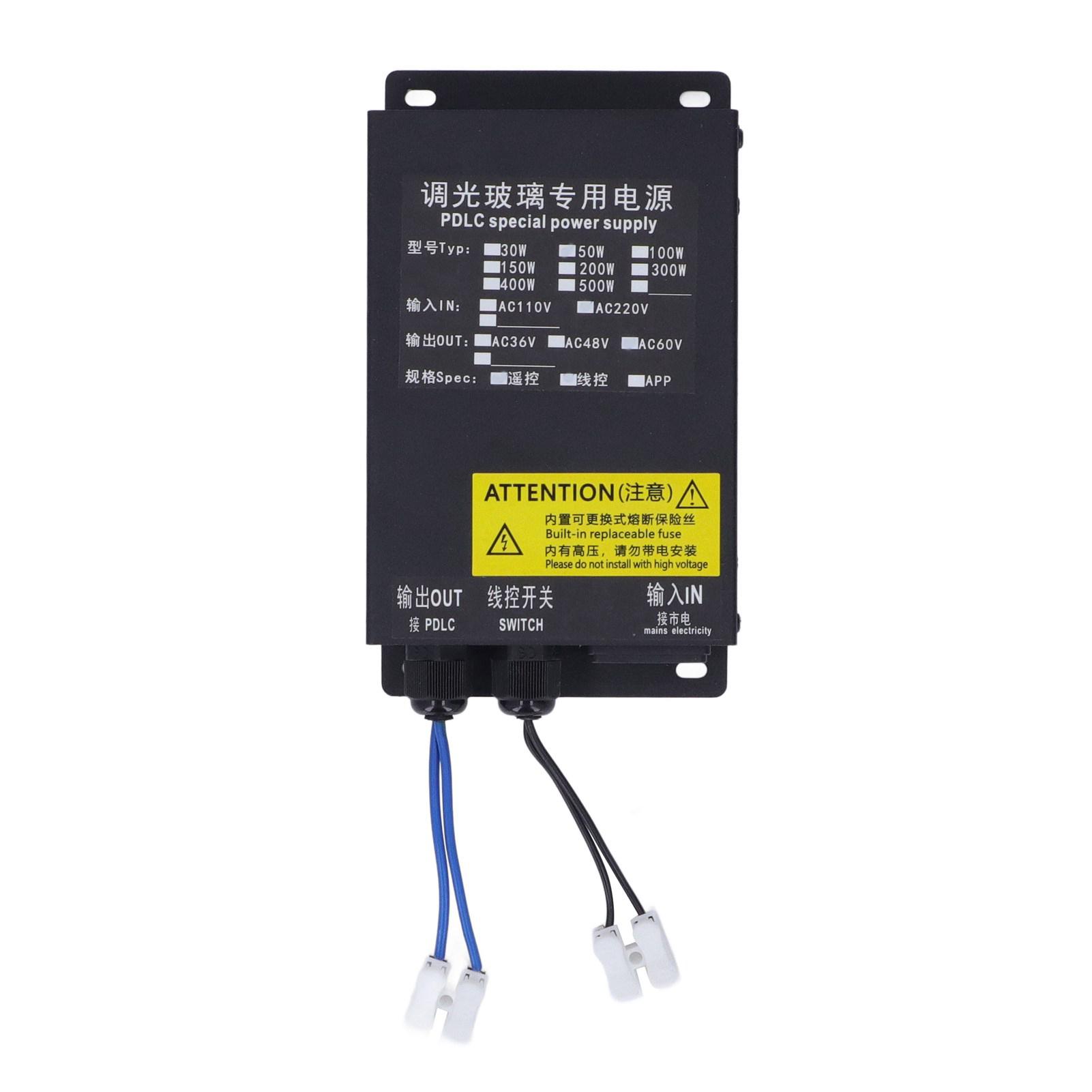 

Switchable Glass Power Supply Atomized Dimming Intelligent Electronic Control for PDLC 50W
