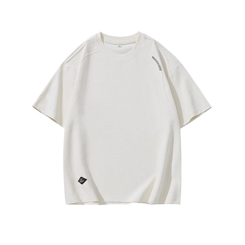 Short-sleeved T-shirt Men's Summer New Split Loose Casual Half-sleeved Top