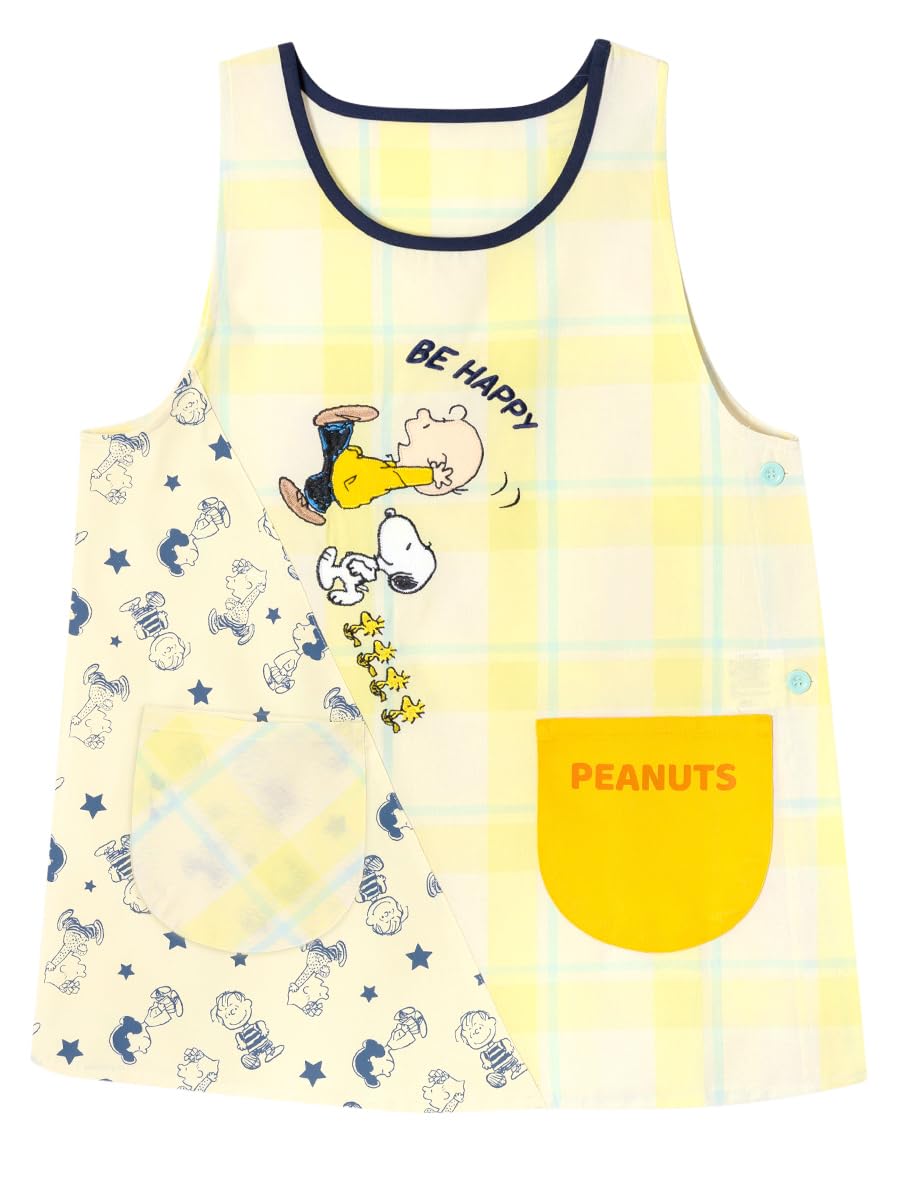 

Фартук для воспитателя детского сада, персонаж ML LL 3L, большой размер, Снупи, Вудсток, Чарли Браун, стильный, милый, подарок на выпускной в детском саду [Mitake] [342746