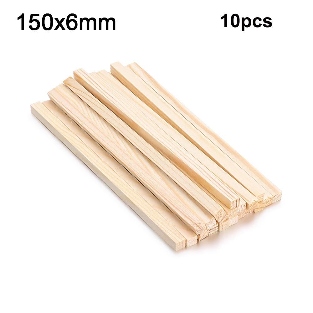 10/50Pcs Pine Round Wooden Rods Counting Sticks Educational Toys  Durable Dowel For Building Model Woodworking DIY Crafts Tools