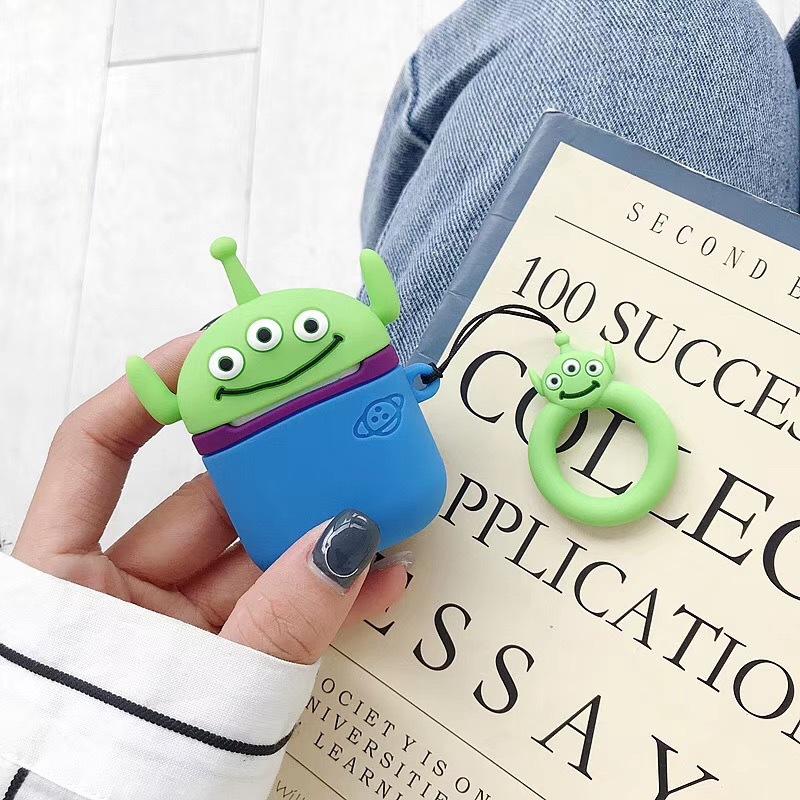 Japan and Korea Cute Cartoon Winnie AirPods Pro Protective Case 1/2 Bluetooth Wireless Headset Case 3rd Generation Soft Silicone