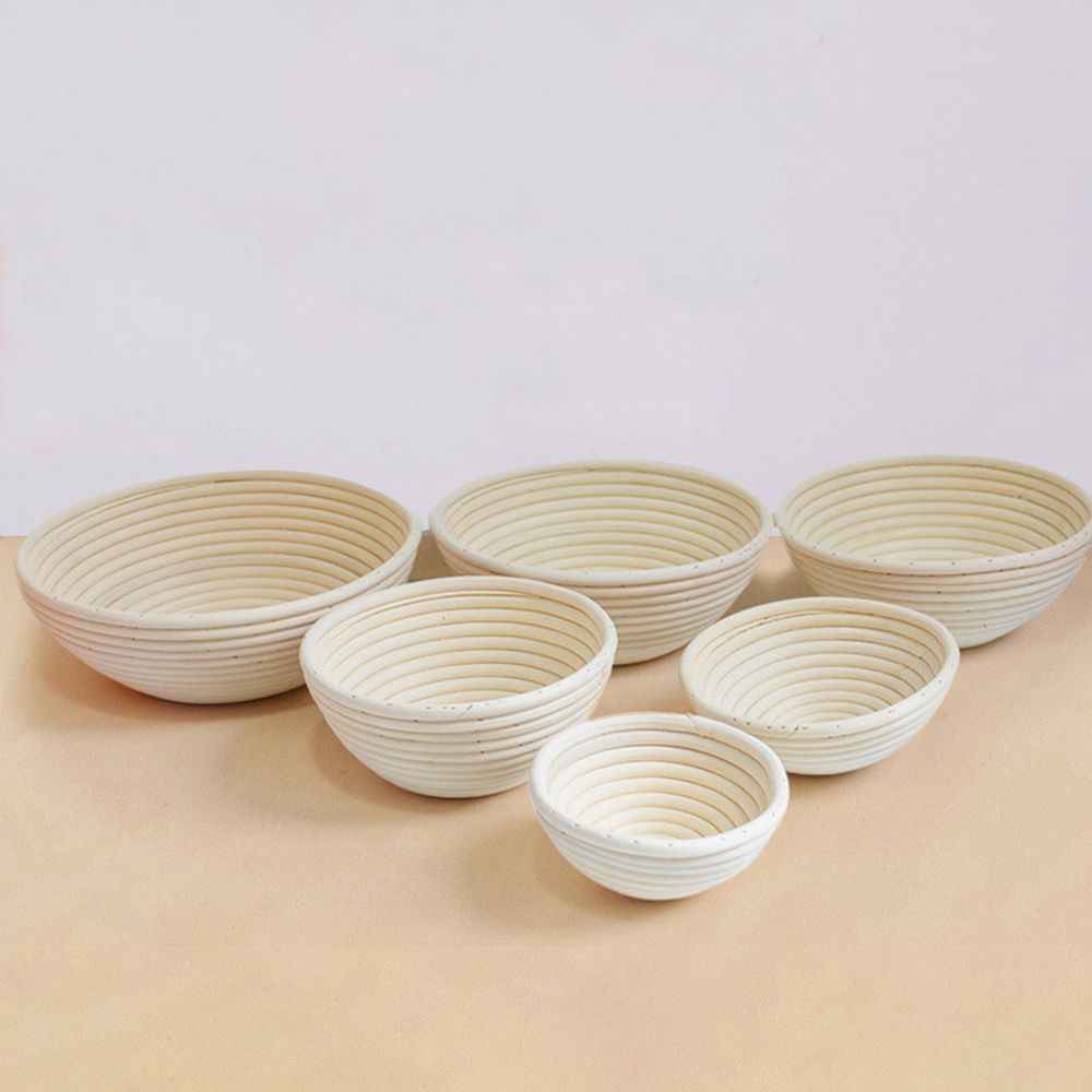 Rattan Korb Gärung Teig Rattan Rund Teigkorb Brotform Brot Gärkorb
