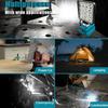 Cordless 4 Inch LED Light Portable Outdoor Spotlight Dual USB Light Lamp Emergency Flashlight For Makita 18V Battery(No Battery)