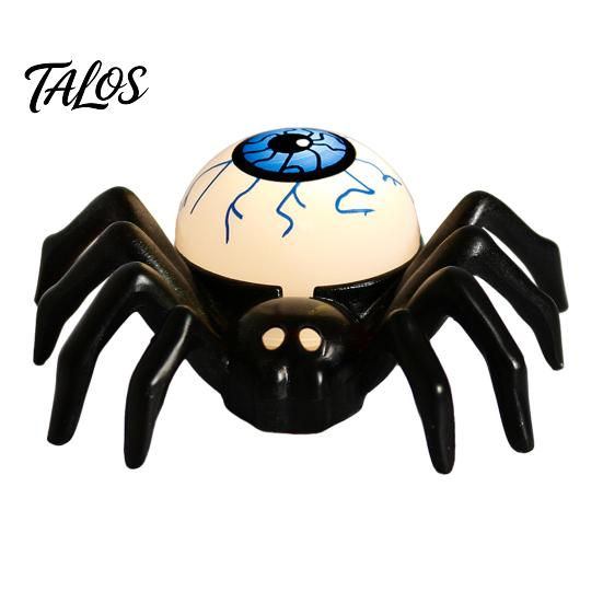 Spooky Home Decor for Halloween Spider Tea Light Candle, Battery Operated Flameless Flickering LED Fake Decorative Candles Fireplace Eyeball