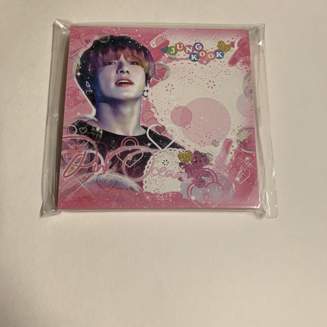 

[Б/У] Нет в наличии маленький блокнот для заметок BTS Jungkook, 50 листов в блокноте, корейский производитель, товары