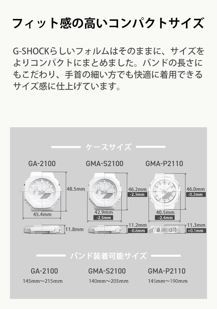 Casio Watch Made with Environmentally Friendly Materials G-Shock GMA-P2110-4AJF Women's Pink,