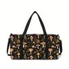 Cat And Sunflower Outdoor Travel Bag Luggage Storage Bag Large Capacity Travel Bag Clothing Storage Bag