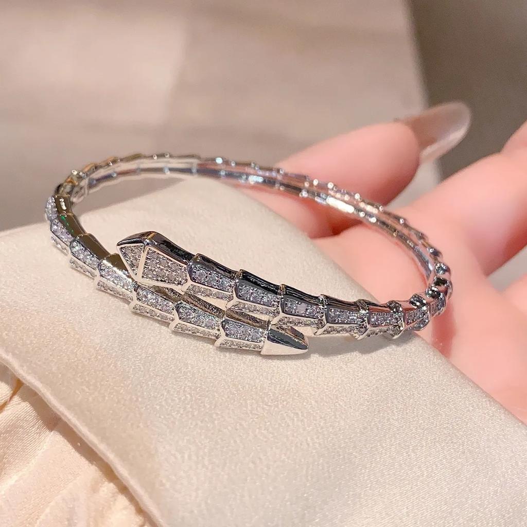 Snake Bone Multi-circle Light Luxury Bracelet, Open Bracelet for Men and Women, Couple