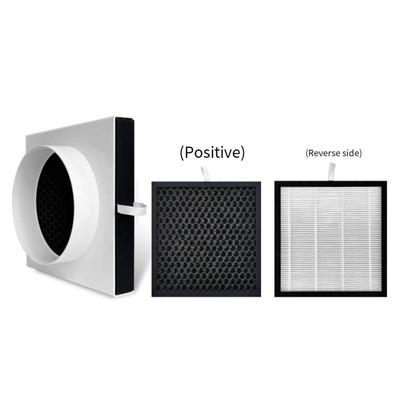 Duct Air Filter High-Efficiency HEPA Duct Air Filter For PVC And PE Pipes Duct-Filter Pull-out Net 110mm/160mm HVAC Systems Part