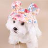 Outdoor Pet Sun Hat Sun Blocking Design Lightweighted Polyester Summer Hat For Dogs Kitten Ventilated Ear Space