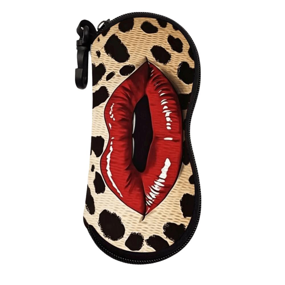 

Hanging Sunglasses Storage Bag Leather Sunglasses Holder Portable Reading Glass Pouch Gifts A