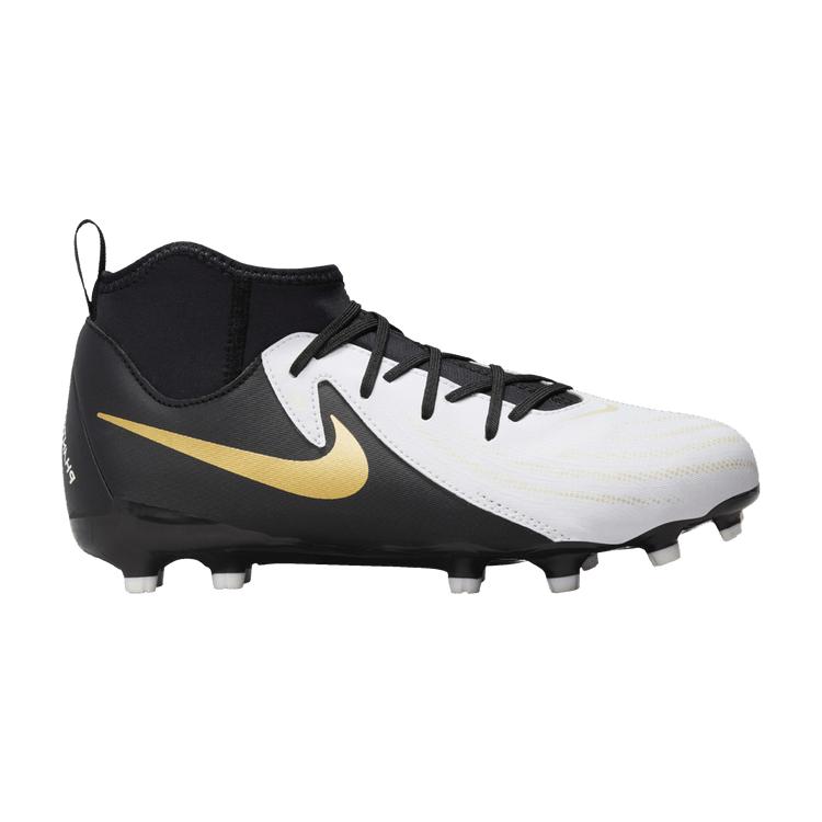 

Nike Phantom Luna 2 Academy MG GS Mad Ready Pack Kids Sneakers White Metallic-Gold-Coin Black FJ2603-100 38.5
