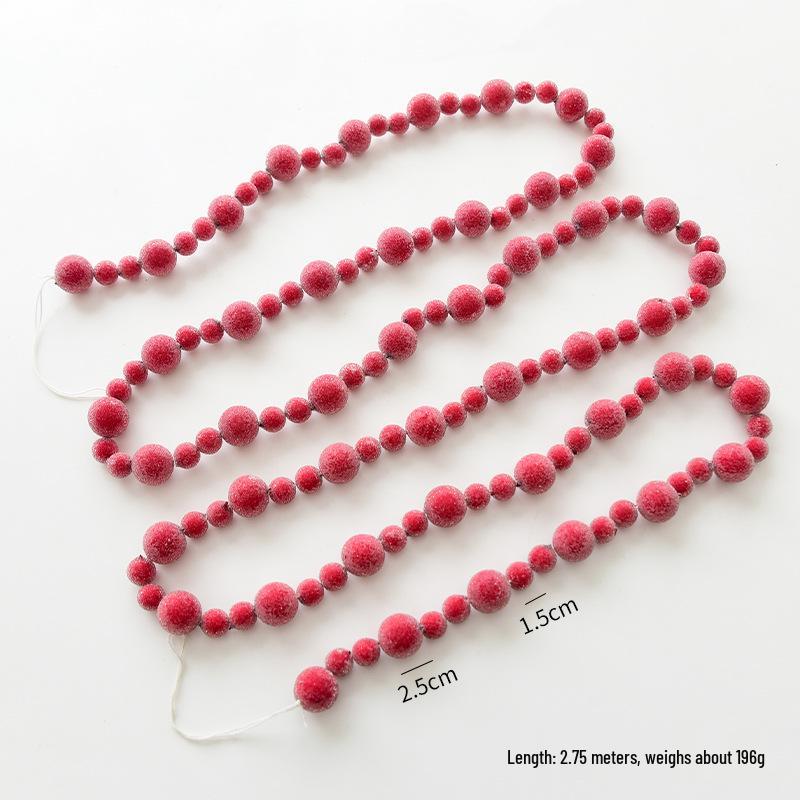 NUCHI Red Berry Christmas Tree Decoration Garland