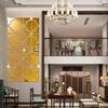Quatrefoil Acrylic Mirror Wall Stickers Self Adhesive 3D Mirror Decals DIY Living Room Entrance Bathroom Home Decor Mirror Tiles