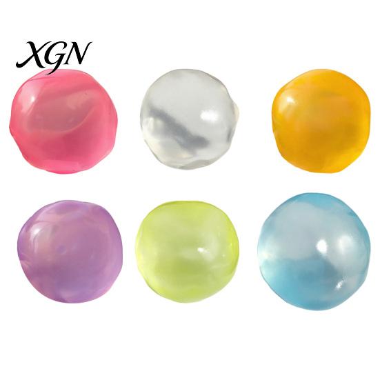 Emotional Release Toy 2/4/6Pcs Clear Coconut Oil Squeeze Ball Anxiety Relief Shapeable Stress Office Desk Soft Stretchy DIY Moldable