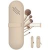Silicone Makeup Brush Storage Bag Travel Cosmetic Brush Holder Makeup Sponge Case Organizer Pouch Beauty Make Up Tools for Women