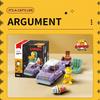 Non-Toxic Garfield Car Building Blocks City Magic Cartoon Cat Anime Figures Collection Dispaly Model Diy Bricks Toys For Kid Birthday Gift