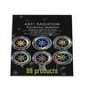 Customizable Mobile Radiation Protection Stickers - Energy & Negative Ion Shield, 6-Piece Set