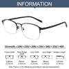 Simple Frame Vintage Reading Glasses Progressive Multifocal Anti-Blue Light Ultra Light Glasses