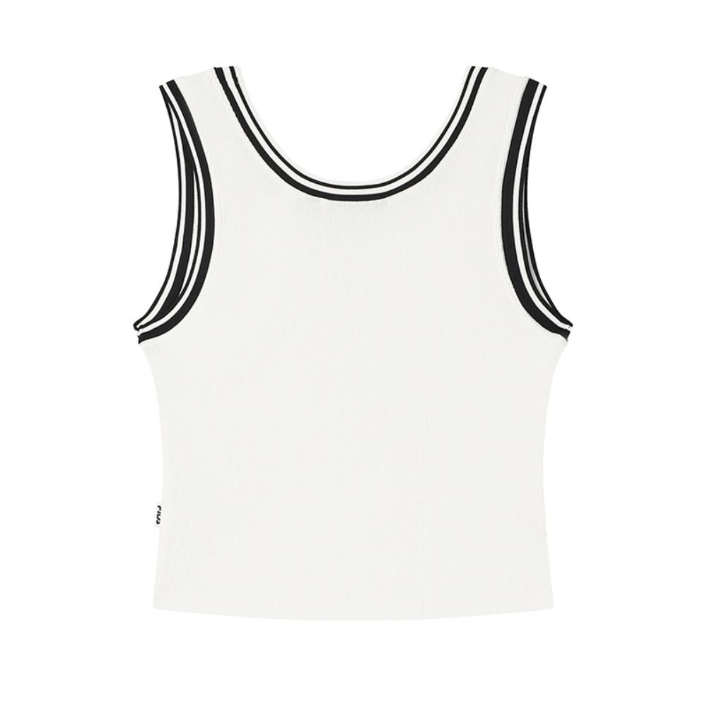 New FILA Tank Top Women's Cloud White F11W529114FWT
