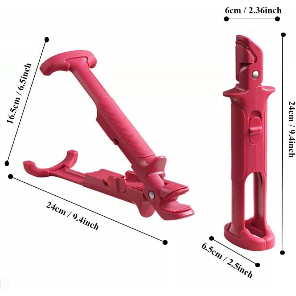 Two-in-one Anti-scald Dish Holder with Anti-slip Handle, Can Hold Dishes, Steamers and Plates, Suitable for Microwave Ovens, Ove