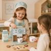 [PACZB] Wooden Pastel Coffee Maker + Accessories Z3409