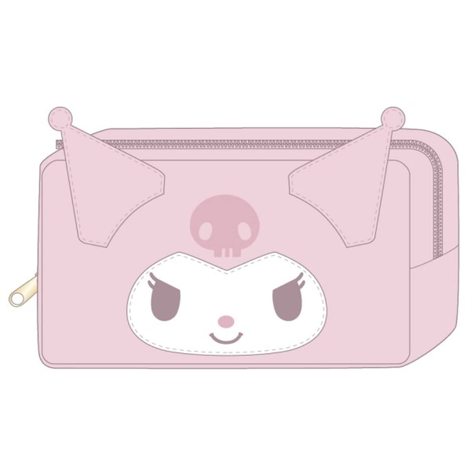 

K Company Квадратный мешочек Kuromi Dull Color Pink H10×W18×D5cm KUK-SP-PK розовый
