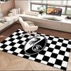 1PC Rug Club Crest Design Carpet, Chair Rug,Area Rug for Office Bedroom Living Rooms Bedroom, Doormat Decor Christmas Fan Gifts