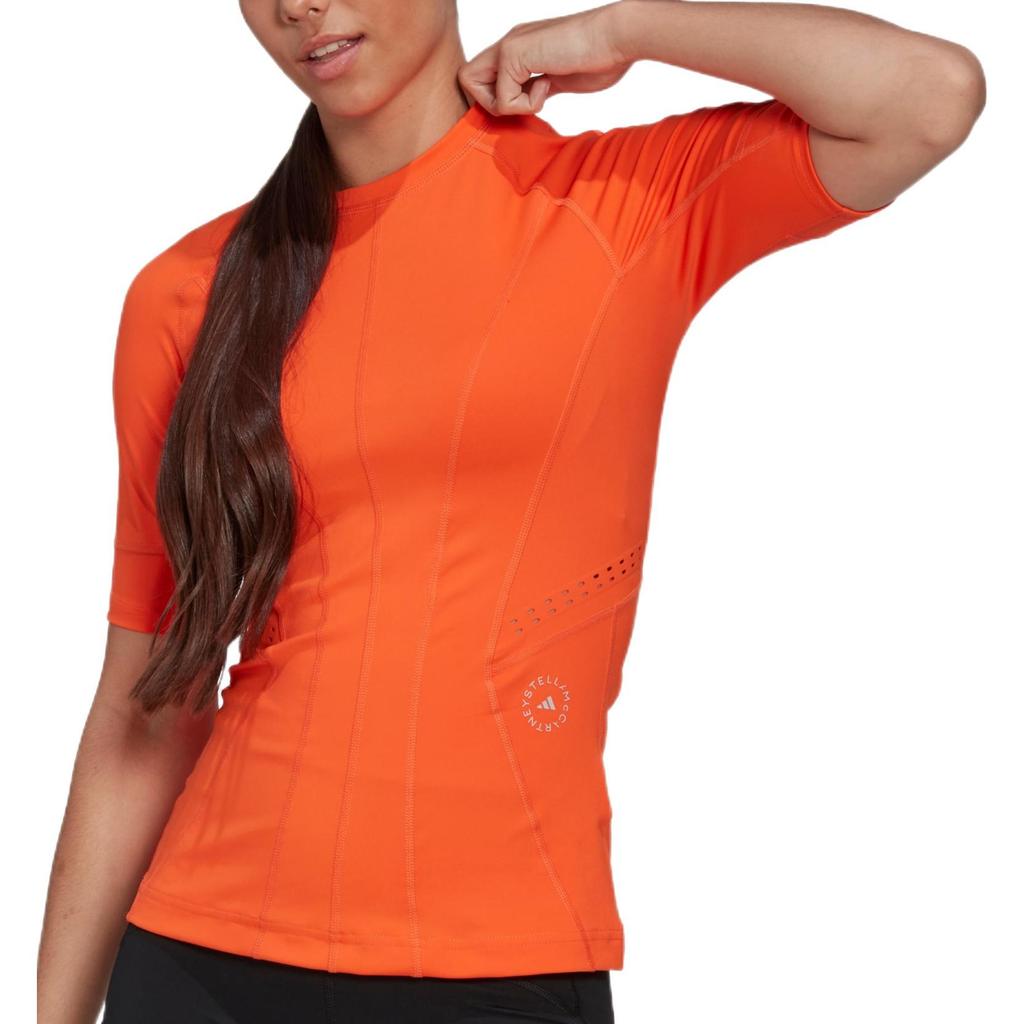 (WMNS) adidas by Stella McCartney TruePurpose Training T-Shirt Asia Sizing 'Orange' Women's HI6151