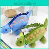 Adorable Plush Dinosaur Pencil Case For Students Large Capacity Creative Stationery Gift